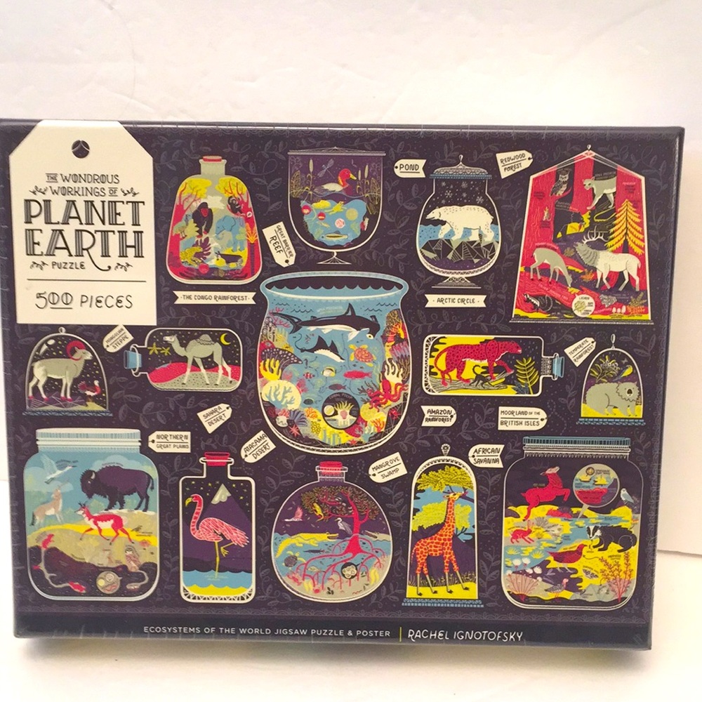 Planet Earth Jigsaw Puzzle and Poster
